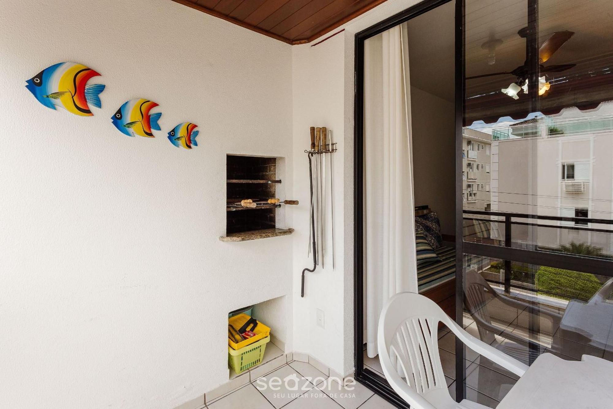Apto C Churrasq 350M Da Praia Canasvieiras Aal0204 Florianópolis Dış mekan fotoğraf